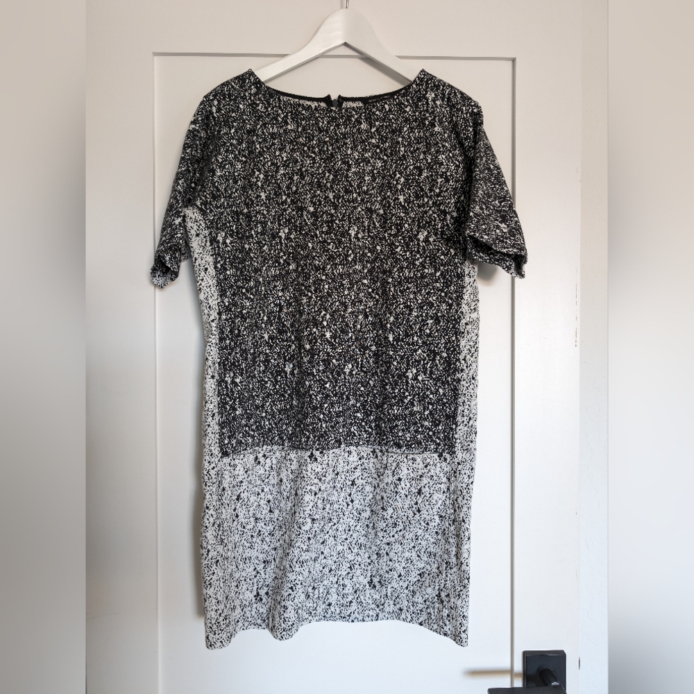 Banana Republic Mod Monochrome Noise Color Block Dress size 2